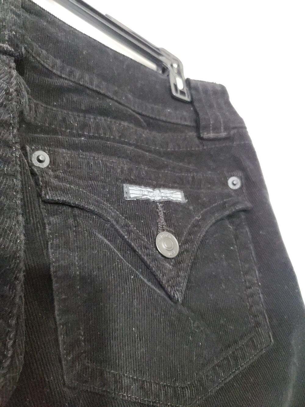 Hudson Signature Bootcut Corduroy Pants Black Size 27 - Picture 8 of 8
